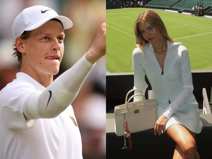Laila nhiều lần tới sân Wimbledon cổ vũ cho Sinner