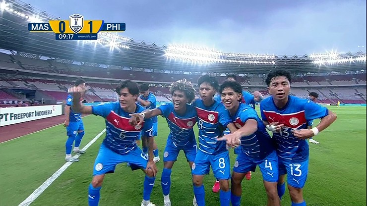 Otu Banatao ghi cú đúp vào lưới U23 Malaysia