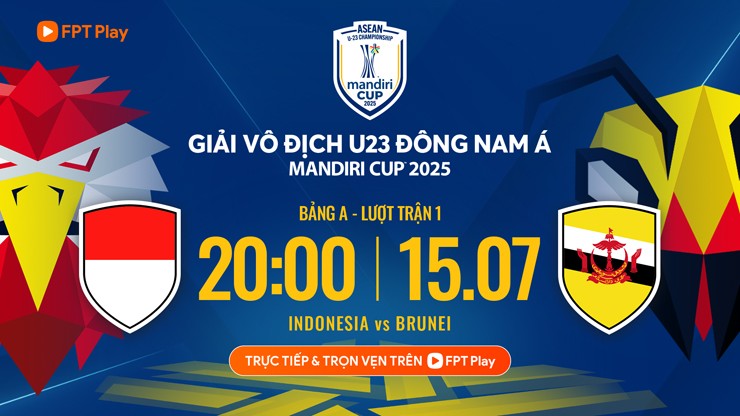 Trực tiếp bóng đá U23 Indonesia - U23 Brunei: Tiệc bàn thắng khép lại (Hết giờ) - 4
