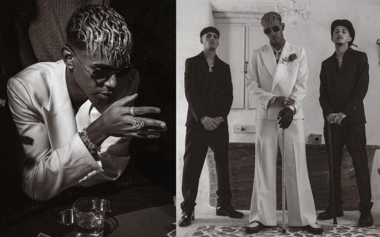 Tiền đạo 18 tuổi và bạn bè ăn mặc theo phong cách "gangster" Italia
