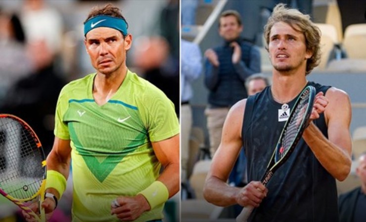 Báo giới Tây Ban Nha cho rằng, Zverev (bên phải) đang cậy nhờ tới Nadal (bên trái)