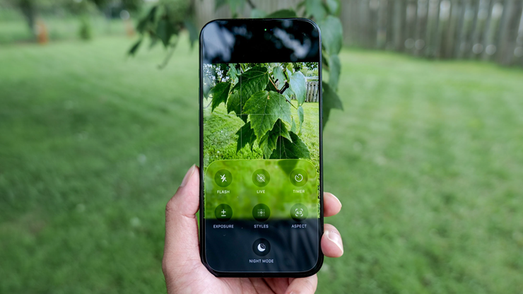 Giao diện ứng dụng Camera lạ mắt trên iOS 26.