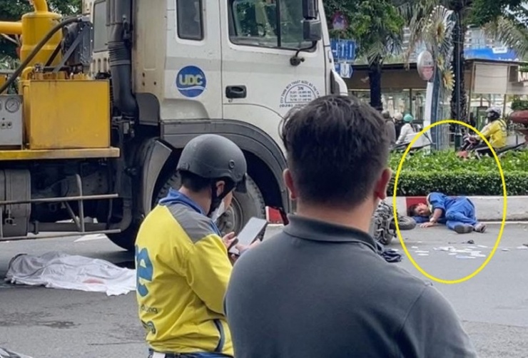 Tai xế xe bồn ngất tại chỗ khi biết mình gây tai nạn chết người.