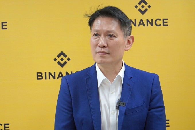 Ông Richard Teng trong buổi trao đổi với báo chí tại TP HCM, hôm 15/7. Ảnh: Binance