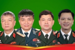 Chân dung bốn tướng lĩnh Quân đội vừa được thăng quân hàm Thượng tướng