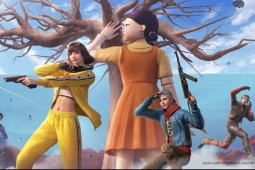Búp bê Young-hee, kẹo Dalgona và cầu kính Squid Game vào Free Fire