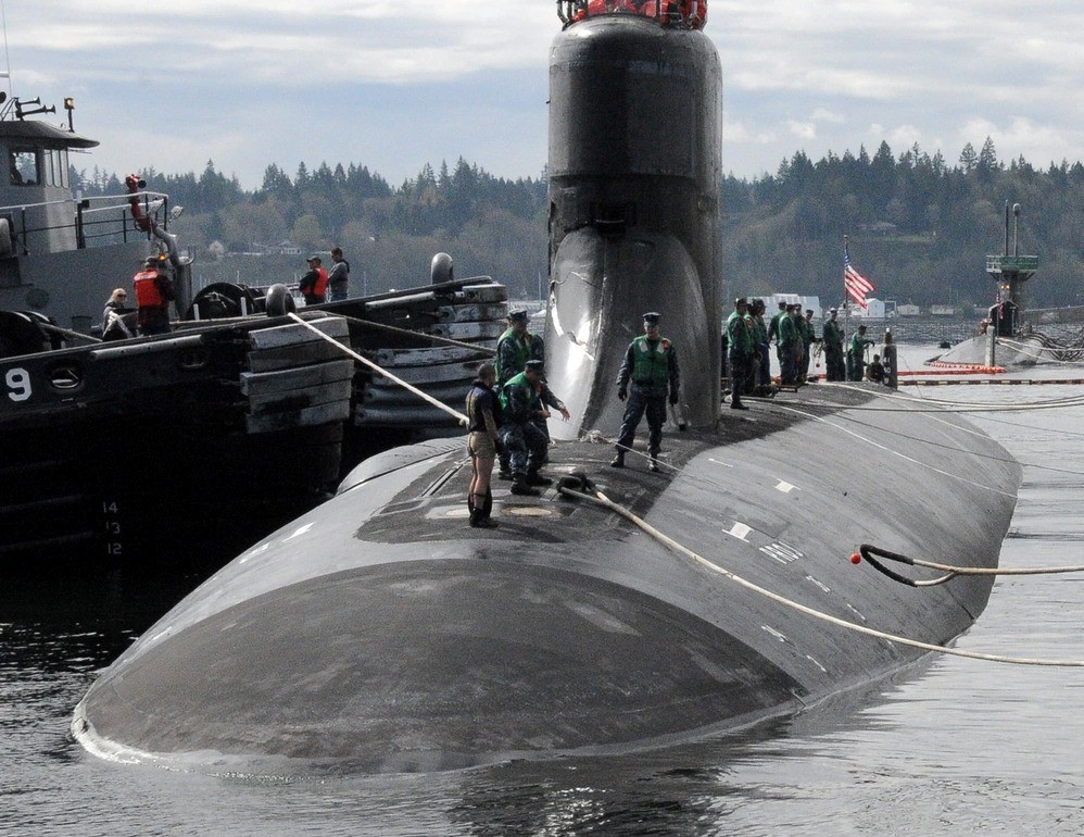 Tàu ngầm USS Connecticut. Ảnh: US Navy