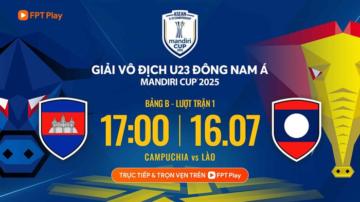Trực tiếp bóng đá U23 Campuchia - U23 Lào: Hồi hộp cuối trận (U23 Đông Nam Á) (Hết giờ) - 1