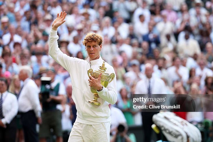 Sinner có lần đầu vô địch Wimbledon