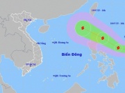 Áp thấp nhiệt đới đang mạnh lên thành bão, tiến vào Biển Đông