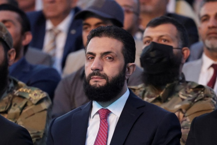 Tổng thống lâm thời Syria&nbsp;Ahmed al-Sharaa. Ảnh: Reuters