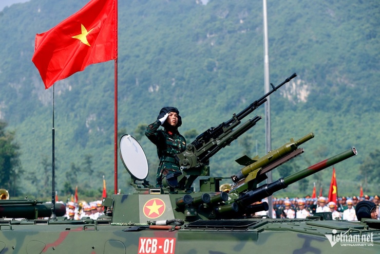 Dàn vũ khí, khí tài lần đầu hợp luyện cùng khối diễu binh chuẩn bị kỷ niệm 2/9 - 9