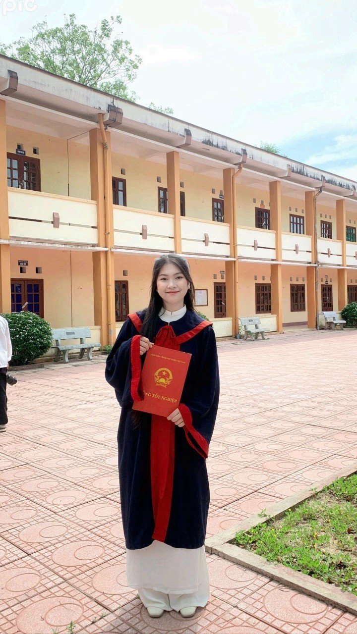 Chân dung nữ sinh Trần Thị Hồng Thủy.