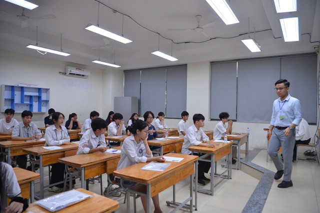 Thí sinh dự thi tốt nghiệp THPT tại Hà Nội năm 2025.