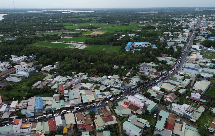 Dòng xe nối dài bên phía tỉnh Đồng Nai.