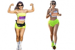 Hot girl chạy bộ trang phục như đồ bơi: Gợi cảm hay phản cảm,  Bông hồng thép  Tiểu Phương nói gì?