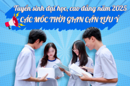 Xét tuyển đại học 2025: Các mốc thời gian thí sinh phải nhớ