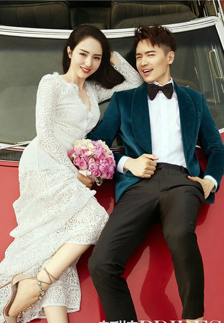 Đổng Tuyền cùng chồng cũ, Cao Vân Tường (Ảnh: Sina).