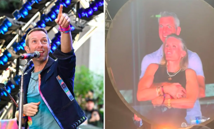 Chris Martin và CEO Andy Byron cùng người tình. Ảnh: OK Magazine