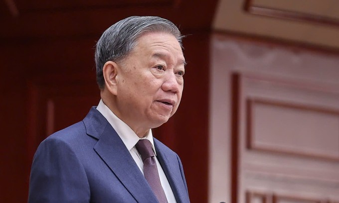 Tổng Bí thư Tô Lâm phát biểu khai mạc hội nghị. Ảnh: Nhật Bắc