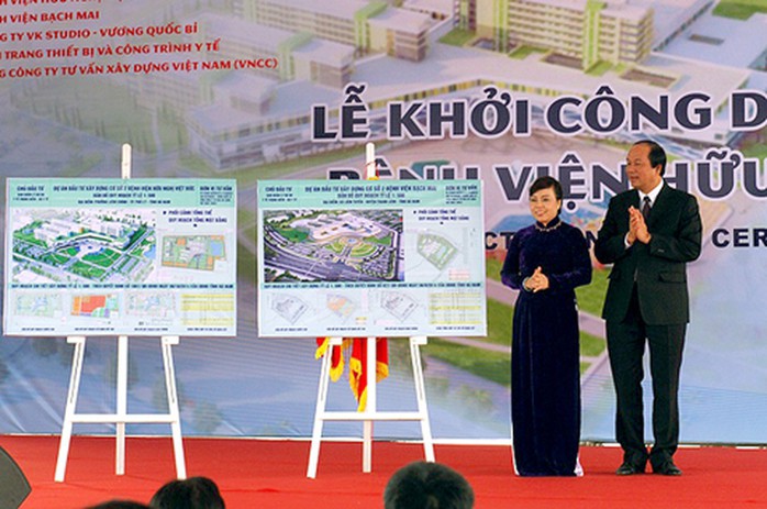 Lễ khởi công Bệnh viện Bạch Mai và Việt Đức cơ sở 2 năm 2014