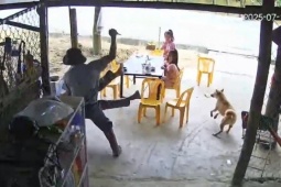 Đang trông quán nước thì bị người lạ xông vào đâm trọng thương