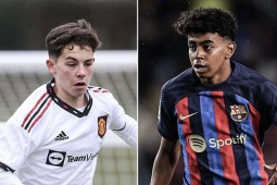 MU gọi lên đội 1  " Messi mới "  Shea Lacey, người từng vượt Yamal tại giải trẻ