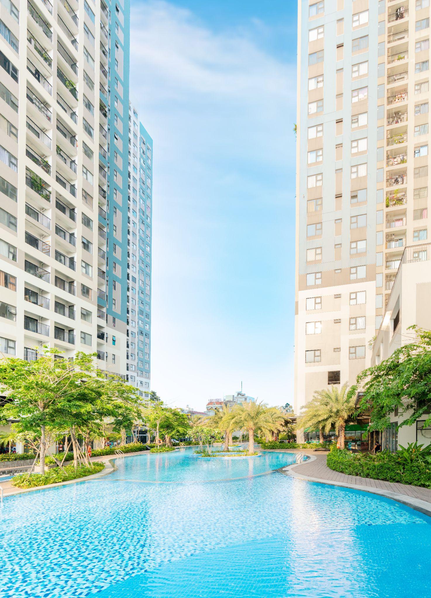 Căn hộ tại trung tâm Dĩ An thu hút lượng lớn khách thuê nhờ vị trí kết nối thuận tiện và tiện ích sống được thiết kế bài bản