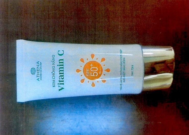 Kem chống nắng Vitamin C - Ảnh Cục Quản lý Dược