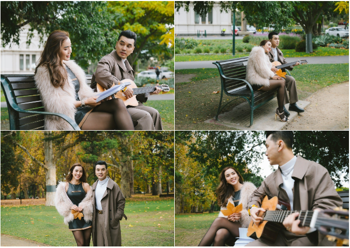 Vợ chồng Ưng Hoàng Phúc - siêu mẫu Kim Cương. Ảnh: NVCC.