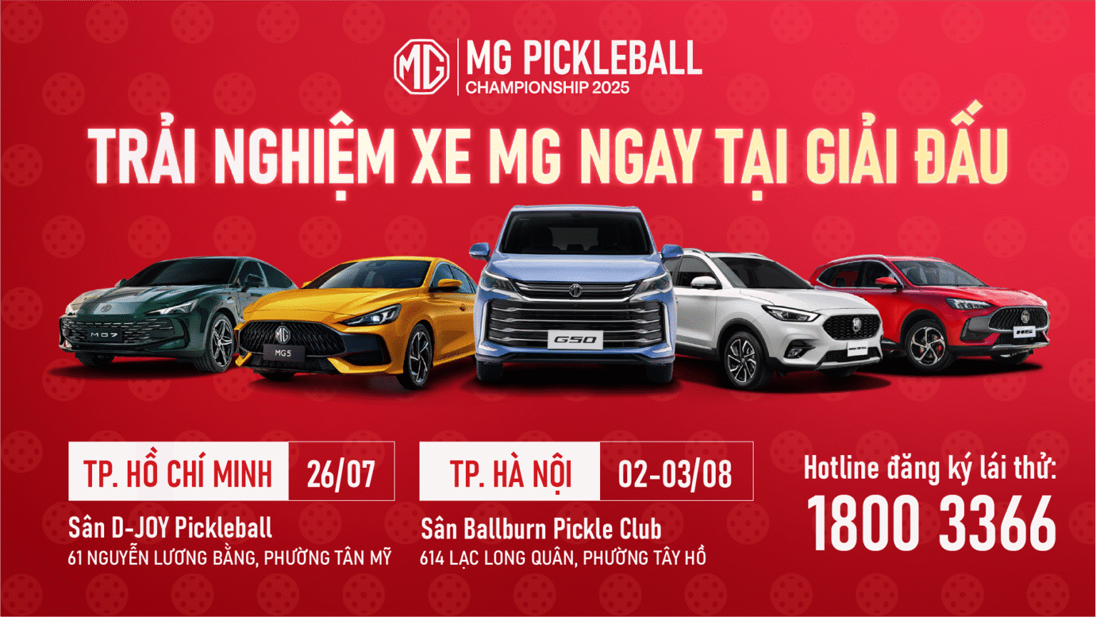 MG Pickleball Championship 2025 chính thức khởi động
