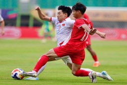 Video bóng đá U23 Việt Nam - U23 Lào: Khuất Văn Khang mở điểm, hiệp 2 ấn tượng (U23 Đông Nam Á)