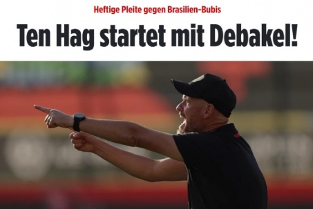 Ten Hag "chữa ngượng" vì Leverkusen thua thảm 1-5, Báo Đức "tổng sỉ vả"