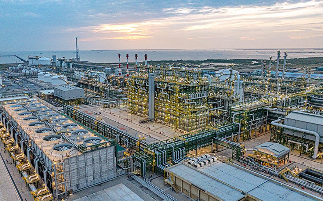 Tổ hợp hóa dầu Long Sơn tại xã Long Sơn dự kiến vận hành trong tháng 8. 