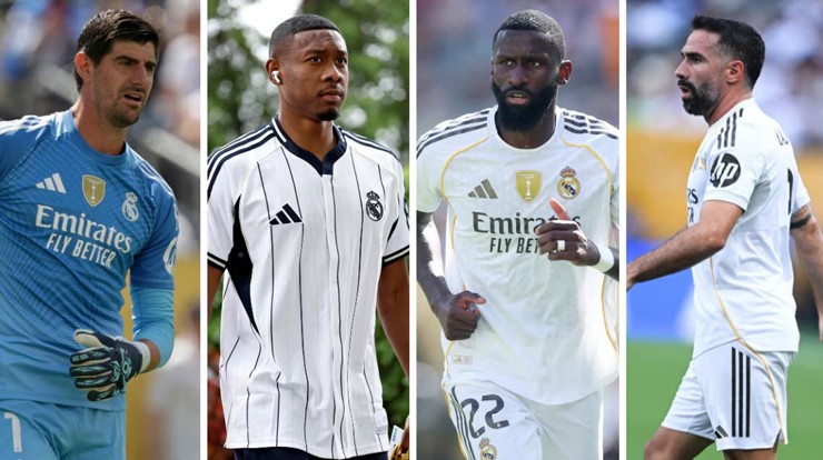 Rudiger,&nbsp;Alaba, Carvajal và&nbsp;Courtois đều sắp hết hạn hợp đồng&nbsp;