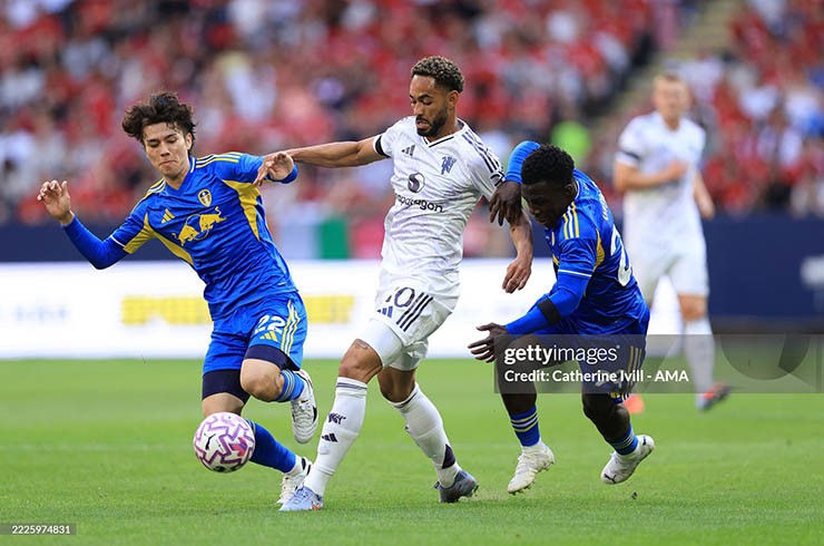 Tân binh Matheus Cunha thi đấu nỗ lực trước Leeds, ghi điểm ngày ra mắt MU - 6
