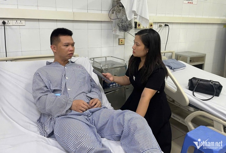 Anh Đinh Đức Hiệp chia sẻ với phóng viên báo VietNamNet.
