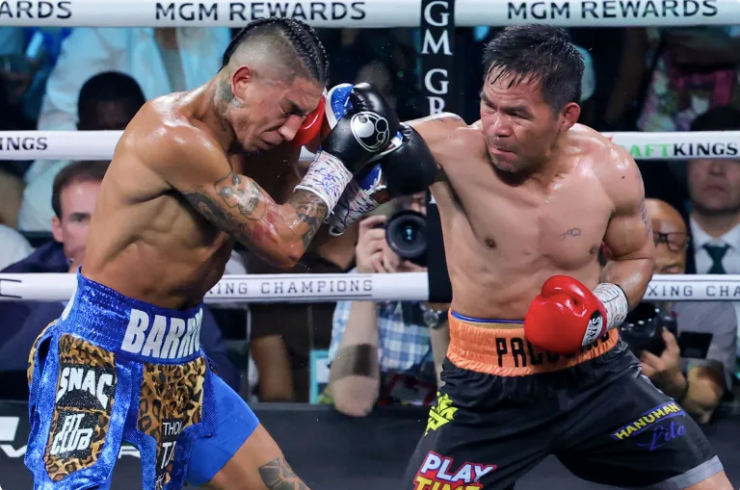 Tái xuất võ đài ở tuổi 46, huyền thoại Pacquiao khẳng định: &#39;Tôi nghĩ mình thắng&#39; - 3