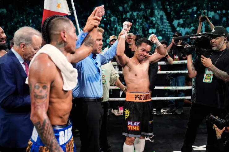 Tái xuất võ đài ở tuổi 46, huyền thoại Pacquiao khẳng định: &#39;Tôi nghĩ mình thắng&#39; - 5