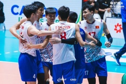 Bóng chuyền Việt Nam vượt Thái Lan tại chặng 2 SEA V-League, đổi màu huy chương ấn tượng