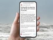 Zalo phát "khẩn" hơn 29 triệu tin nhắn cảnh báo bão số 3 - Wipha