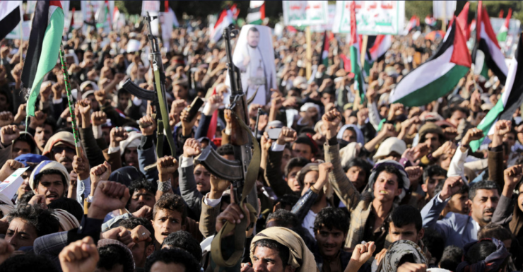 Lực lượng đồng minh của Iran là Houthi tại Yemen. Ảnh: AP