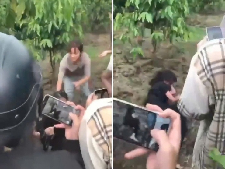 Em T. bị đánh hội đồng, video sau đó được lan truyền.