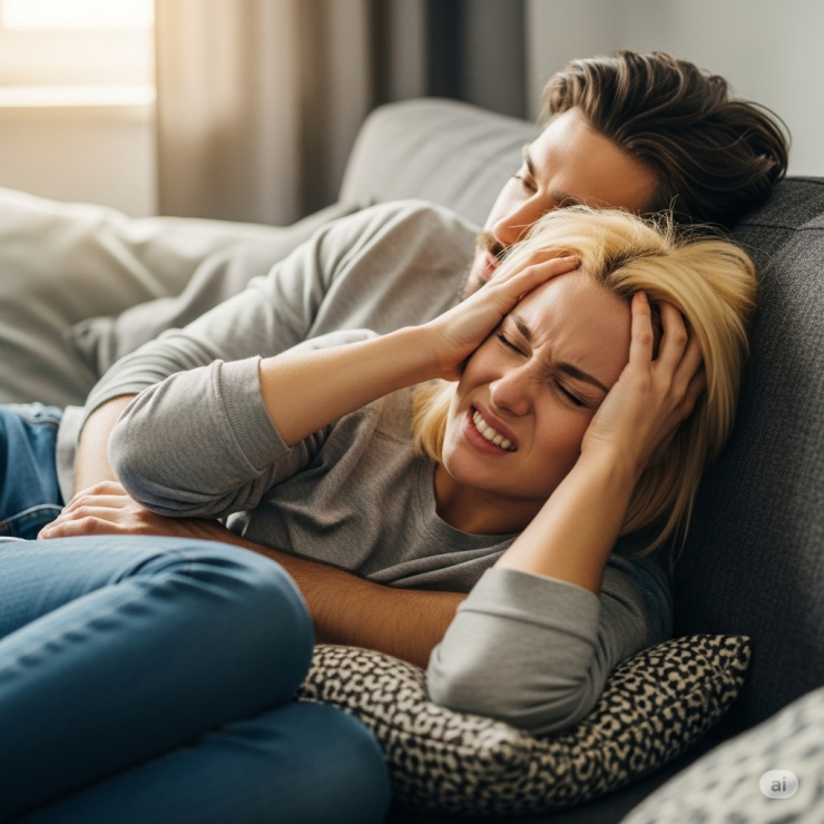 Cơn đau nửa đầu có thể xảy ra trong khi quan hệ tình dục hoặc khi đạt cực khoái.