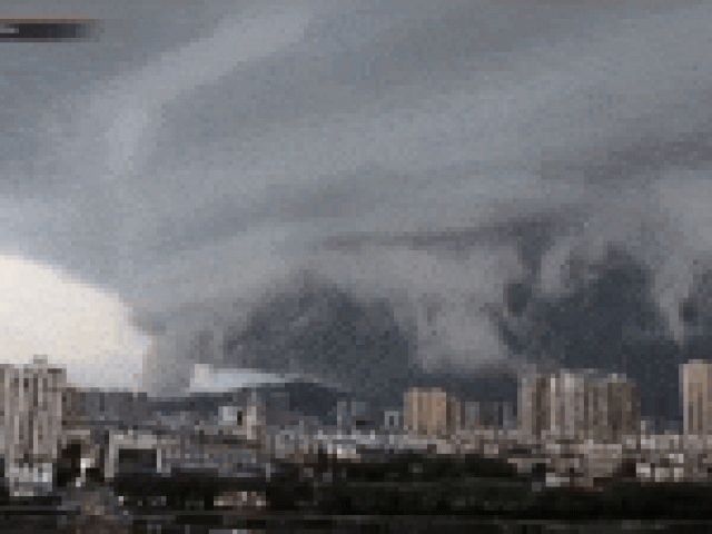 Bão Wipha gây mưa lớn ở Trung Quốc, hàng chục con sông tràn bờ