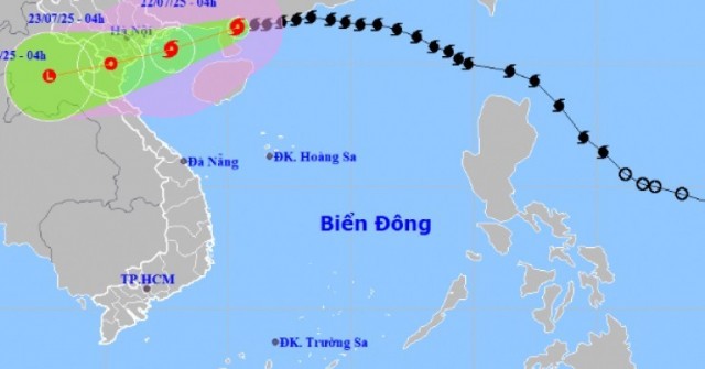 Bão số 3 dự báo mạnh trở lại, giật cấp 14 khi đ...