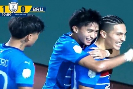 Video bóng đá U23 Philippines - U23 Brunei: Chiến thắng nhẹ nhàng, chờ tấm vé vớt (U23 Đông Nam Á)