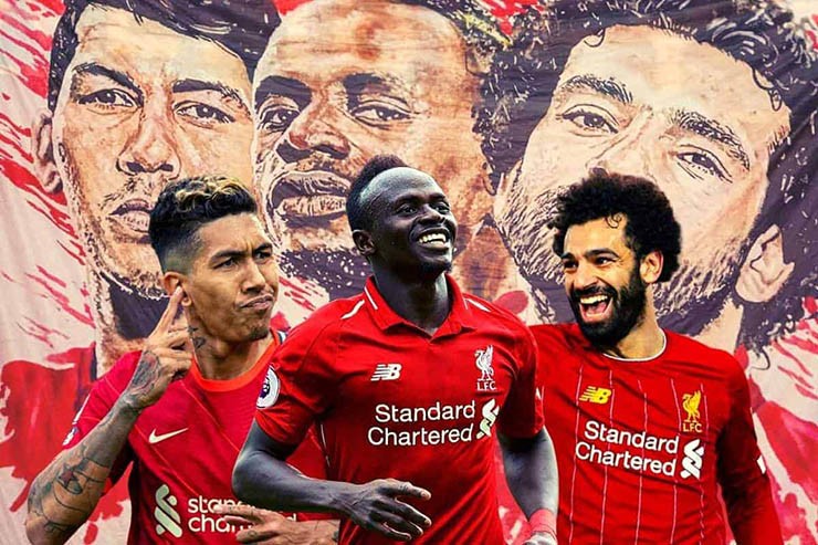 Khoa học dữ liệu giúp Liverpool thu trái ngọt, đặc biệt là với bộ ba Firmino - Mane - Salah (từ trái sang)