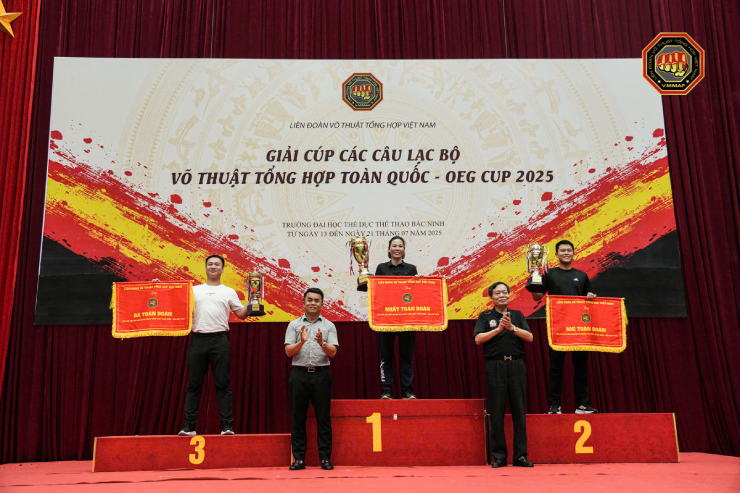 Thái Nguyên xuất sắc xuất sắc nhất ở lần đầu tiên diễn ra giải vô địch các câu lạc bộ võ thuật tổng hợp 2025
