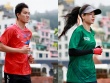 Cận cảnh Bích Tuyền đua thể lực với Thanh Thúy, chờ đấu giải bóng chuyền SEA V-League 2025